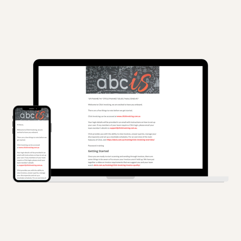 ABCis Email Marketing Campaign